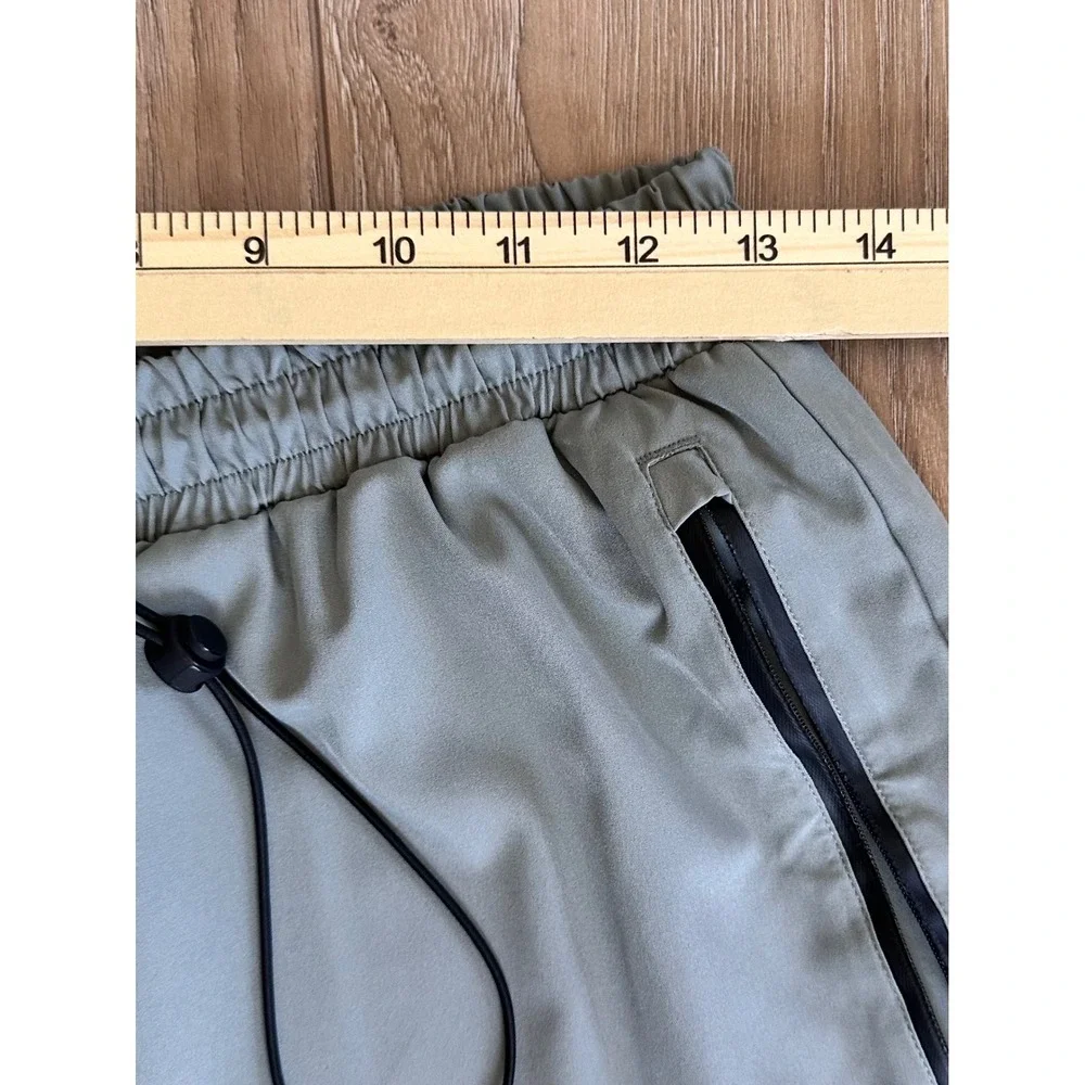 ASOS 4505 WMS Medium Sage Green Utility Joggers Zip Pockets Blokecore Streetwear